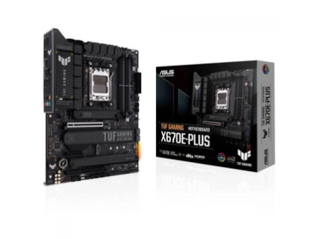 Placa Mãe Asus TUF Gaming X670E-PLUS, Chipset X670, AMD AM5, ATX, DDR5, 90MB1BJ0-C1BAY0