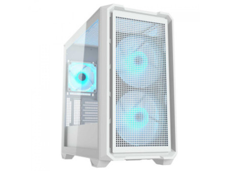 Gabinete Gamer Cougar MX600 Mini RGB, Mini Tower, Vidro Temperado, MATX, Com 3 Fans, Preto, 385GC90.0001