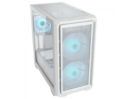 Gabinete Gamer Cougar MX600 Mini RGB, Mini Tower, Vidro Temperado, MATX, Com 3 Fans, Preto, 385GC90.0001