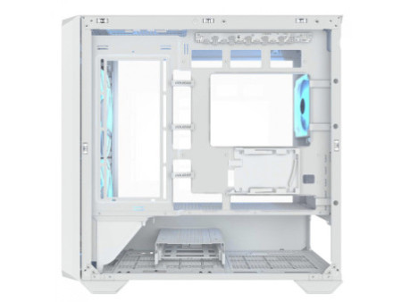 Gabinete Gamer Cougar MX600 Mini RGB, Mini Tower, Vidro Temperado, MATX, Com 3 Fans, Preto, 385GC90.0001