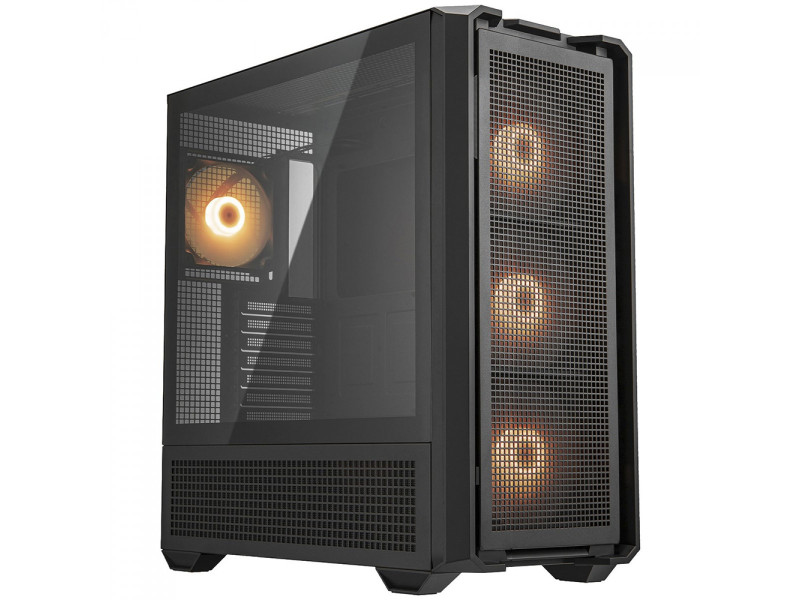 Gabinete Gamer Cougar Airface PRO RGB, Mid Tower, Vidro Temperado, E-ATX, Black, Sem Fonte, Com 4 Fans, 385AD10.0003 Gabinete Gamer Cougar Airface PRO RGB, Mid Tower, Vidro Temperado, E-ATX, Black, Sem Fonte, Com 4 Fans, 385AD10.0003