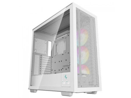 Gabinete Gamer DeepCool Cyclops, Mid Tower, Vidro Temperado, E-ATX, Black, Sem Fonte, Com 1 Fans, R-BKAAE1-C-1