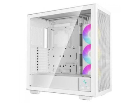Gabinete Gamer DeepCool Cyclops, Mid Tower, Vidro Temperado, E-ATX, Black, Sem Fonte, Com 1 Fans, R-BKAAE1-C-1