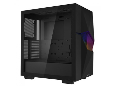 Gabinete Gamer DeepCool CC560 V2, Black, Mid Tower, Vidro Temperado, ATX, Sem Fonte, Com 4 Fans, R-CC560-BKGAA4-G-2