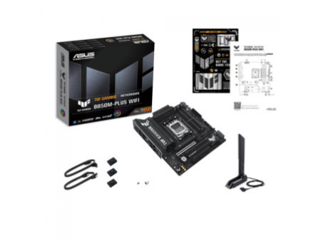 Placa Mãe Asus TUF-Gaming B850M-Plus WIFI, Chipset B850, AMD AM5, MATX, DDR5