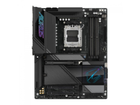 Placa Mãe Gigabyte X870E AORUS PRO, Chipset X870E, WIFI 7, AMD AM5, ATX, DDR5