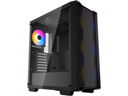 Gabinete Gamer DeepCool CH510 WH, Mid Tower, Vidro Temperado, Sem Fonte, Com 1 Fan, White, R-CH510-WHNNE1-G-1