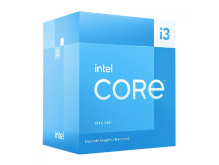 Processador Intel Core i3 13100F 3.4GHz (4.5GHz Turbo), 13ª Geração, 4-Cores 8-Threads, LGA 1700, BX8071513100F