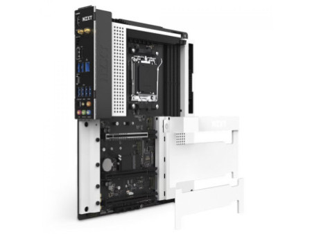 Placa Mãe NZXT N7 B650E White WIFI, Chipset B650E, ATX, AMD AM5, DDR5, Branco, N7-B65XT-W1