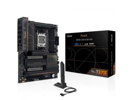 Placa Mãe Asus ProArt X870E-Creator WiFi, Chipset X870E, AMD AM5, ATX, DDR5, 90MB1IG0-M0EAY0