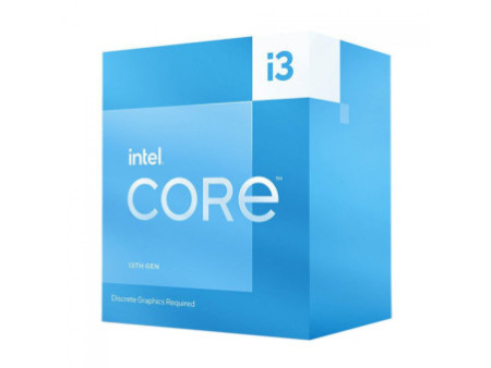 Processador Intel Core i3 13100F 3.4GHz (4.5GHz Turbo), 13ª Geração, 4-Cores 8-Threads, LGA 1700, BX8071513100F