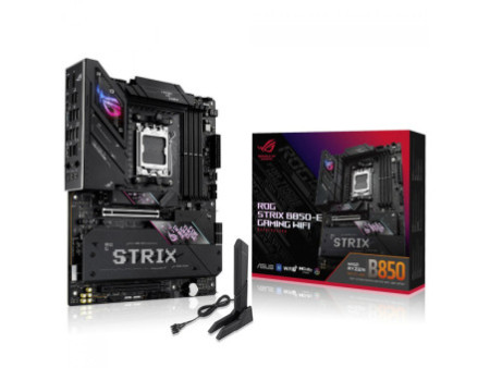 Placa Mãe Asus ROG Strix B850-E Gaming WiFi, Chipset B850, AMD AM5, ATX, DDR5, 90MB1J60-M0EAY0