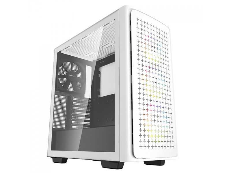 Gabinete Gamer DeepCool Macube 110, Mid Tower, Vidro Temperado, White, Sem Fonte, Sem Fan, R-MACUBE110-WHNGM0N-B-1 Gabinete Gamer DeepCool Macube 110, Mid Tower, Vidro Temperado, White, Sem Fonte, Sem Fan, R-MACUBE110-WHNGM0N-B-1