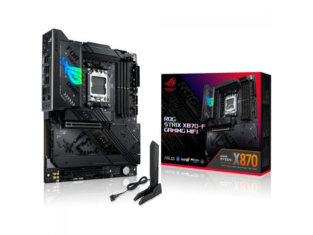 Placa Mãe Asus ROG Strix X870-F Gaming WiFi, Chipset X870, AMD AM5, ATX, DDR5, 90MB1IV0-M0EAY0