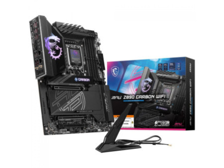 Placa Mãe MSI MPG X870E Carbon Wi-Fi, Chipset X870, AMD AM5, EATX, DDR5