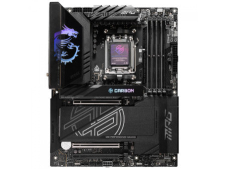 Placa Mãe MSI MPG X870E Carbon Wi-Fi, Chipset X870, AMD AM5, EATX, DDR5