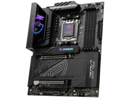 Placa Mãe MSI MPG X870E Carbon Wi-Fi, Chipset X870, AMD AM5, EATX, DDR5