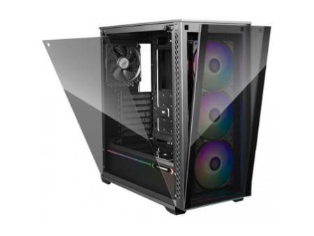 Gabinete Gamer DeepCool Matrexx 30, Mini Tower, Vidro Temperado, Black, Sem Fonte, DP-MATX-MATREXX30