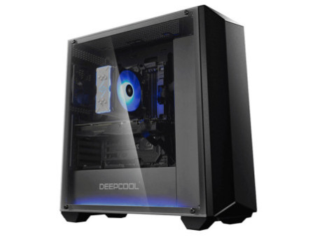 Gabinete Gamer Duex, Mid Tower, Vidro Temperado, Black, M-ATX, Sem Fonte, Sem Fan, DX305M