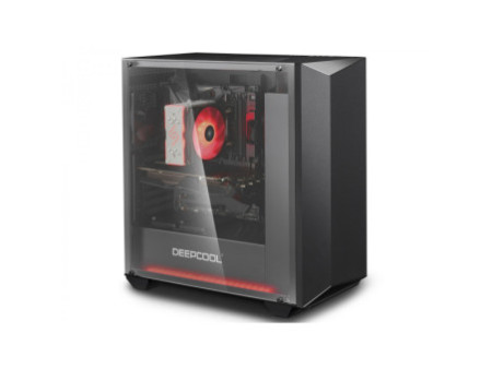 Gabinete Gamer Duex, Mid Tower, Vidro Temperado, Black, M-ATX, Sem Fonte, Sem Fan, DX305M
