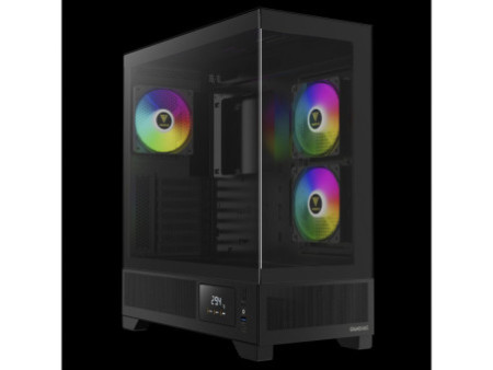 Gabinete Gamer Gamdias Atlas E2 CG WH, Mid Tower, Vidro Temperado, ATX, Sem Fonte, Com 3 Fans ARGB, Branco