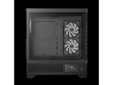 Gabinete Gamer Gamdias Atlas E2 CG WH, Mid Tower, Vidro Temperado, ATX, Sem Fonte, Com 3 Fans ARGB, Branco
