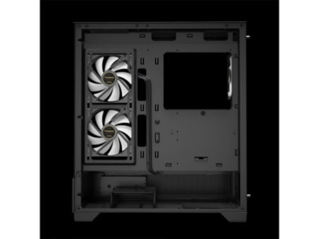 Gabinete Gamer Gamdias Atlas E2 CG WH, Mid Tower, Vidro Temperado, ATX, Sem Fonte, Com 3 Fans ARGB, Branco