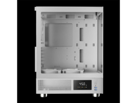 Gabinete Gamer Gamdias Talos E3 Mesh WH, Vidro Temperado, Mid Tower, ATX, Sem Fonte, Com 3 Fans ARGB, Branco