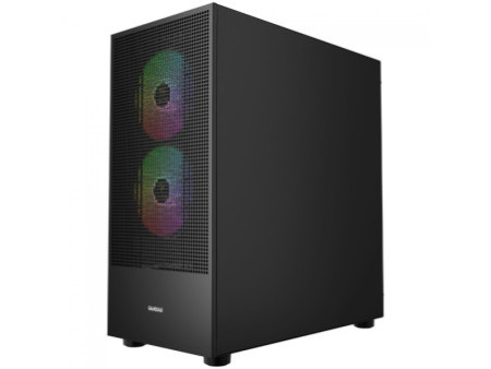 Gabinete Gamer Gamdias Talos E3 CG WH, Mid Tower, Vidro Temperado, ATX, Com 3 Fans ARGB, Branco