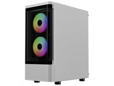 Gabinete Gamer Gamdias Talos E3 CG, Mid Tower, Vidro Temperado, ATX, Com 3 Fans ARGB, Preto