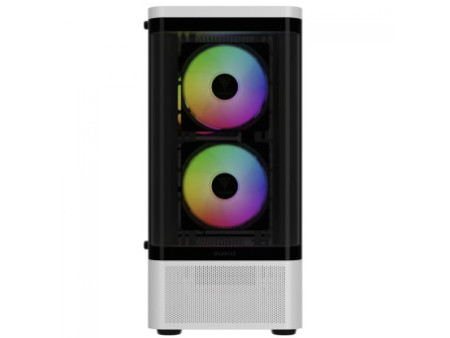 Gabinete Gamer Gamdias Talos E3 CG, Mid Tower, Vidro Temperado, ATX, Com 3 Fans ARGB, Preto