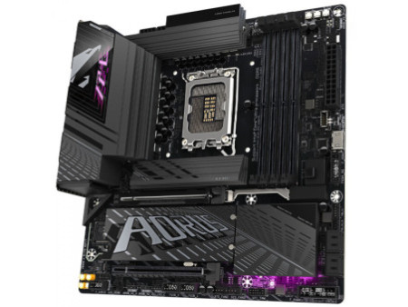 Placa Mãe Gigabyte Z890M Aorus Elite WIFI7, Chipset Z890, Intel LGA 1851, MATX, DDR5