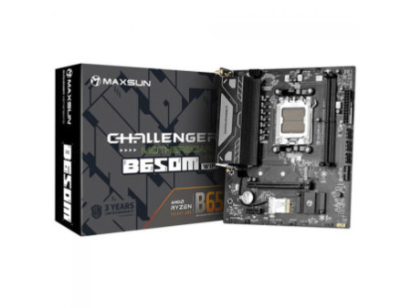 Placa Mãe Maxsun Challenger B650M WI-FI, Chipset B650, AMD AM5, MATX, DDR5, MS-Challenger B650M WIFI
