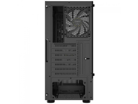 Gabinete Gamer Gamdias Aura GC5, Mid Tower, Vidro Temperado, Display Digital, ATX, Sem Fonte,Com 3 Fans ARGB, Preto