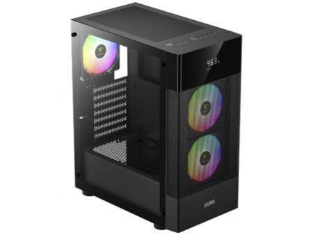 Gabinete Gamer Gamdias Aura GC6 WH ARGB, Vidro Temperado, ATX, Mid Tower, Com 3 Fans, Sem Fonte, Branco