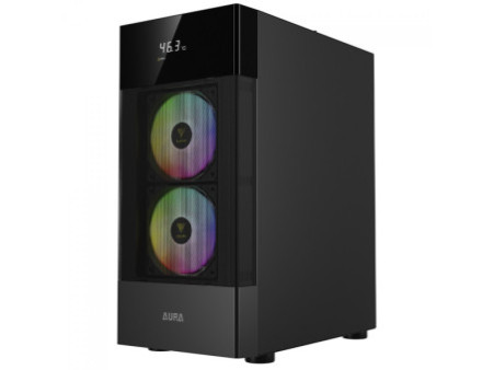 Gabinete Gamer Gamdias Aura GC6 WH ARGB, Vidro Temperado, ATX, Mid Tower, Com 3 Fans, Sem Fonte, Branco