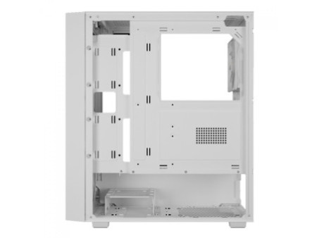 Gabinete Gamer Gamdias Atlas M1 WH, Mid Tower, Vidro Temperado, ATX, White, Sem Fonte, Com 3 Fans ARGB