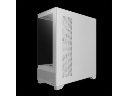 Gabinete Gamer Gamdias Argus E4 Elite, RGB, Mid Tower, Vidro Temperado, White, Sem fonte, Com 1 Fan