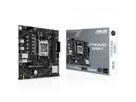 Placa Mãe Asus PRIME B650M-F, Chipset B650, AMD AM5, mATX, DDR5, 90MB1HK0-M0EAY0