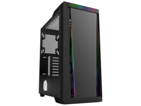 Gabinete Gamer Gamdias, Talos E1, Mini Tower, Vidro Temperado, Black, Sem Fonte, Sem Fan