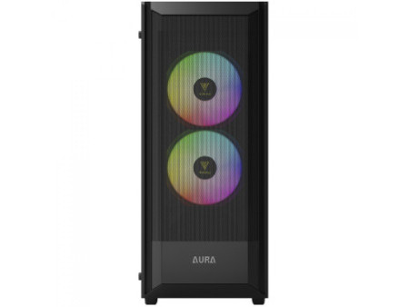 Gabinete Gamer Gamdias Talos E3, Mid Tower, Vidro Temperado, ATX, Com 3 Fans, Preto