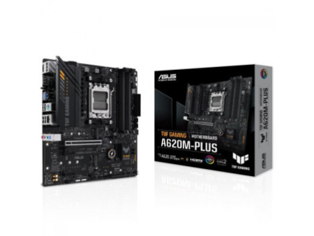 Placa Mãe Asus TUF Gaming A620M-PLUS, Chipset A620, AMD AM5, m-ATX, DDR5, 90MB1EZ0-M0EAY0