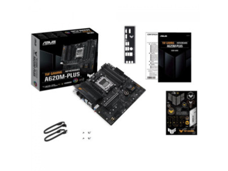 Placa Mãe Asus TUF Gaming A620M-PLUS, Chipset A620, AMD AM5, m-ATX, DDR5, 90MB1EZ0-M0EAY0