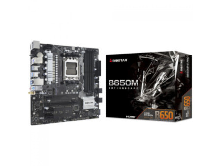 Placa Mãe Biostar B650MP-E PRO, Chipset B650, AMD AM5, MATX, DDR5
