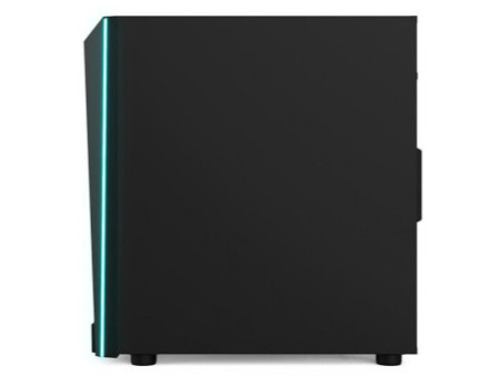 Gabinete Gamer Gamemax Optical G510, Mid Tower, Com 3 Fans, Vidro Temperado, Black, Sem Fonte