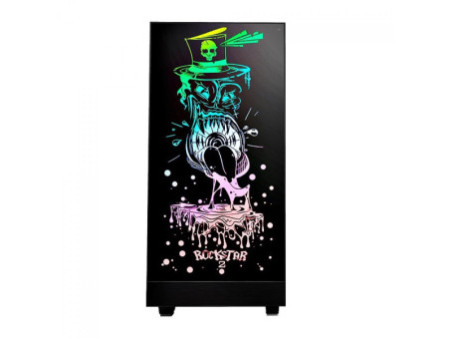 Gabinete Gamer Gamemax Optical G510-DBB, Mid Tower, Com 3 Fans, Painel Lateral, Black, Sem Fonte