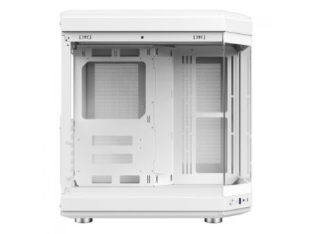 Gabinete Gamer Gamemax Hype Black, Cube Design, Mid Tower, ATX, Vidro Temperado, Preto, Sem Fan