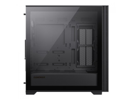 Gabinete Gamer Gamemax Siege Black, Mid Tower, EATX, Vidro Temperado, Preto, Sem Fonte, Sem Fan