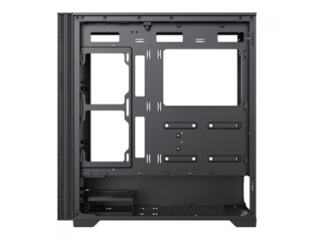 Gabinete Gamer Gamemax Siege Black, Mid Tower, EATX, Vidro Temperado, Preto, Sem Fonte, Sem Fan