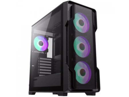 Gabinete Gamer Gamemax Lucent Black, Mid Tower, ATX, Vidro Temperado, Preto, Sem Fans